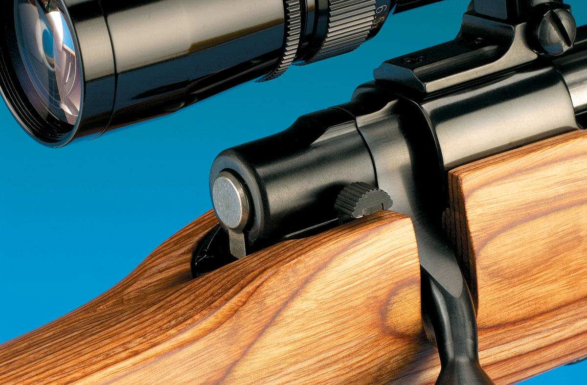 The Howa action has the safety positioned just behind the bolt handle.